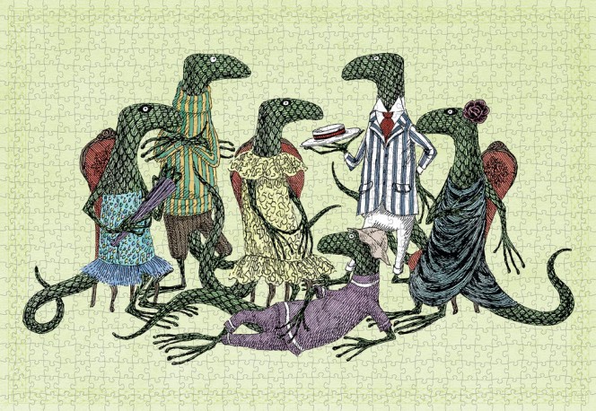 Edward Gorey Puzzle: The House Party