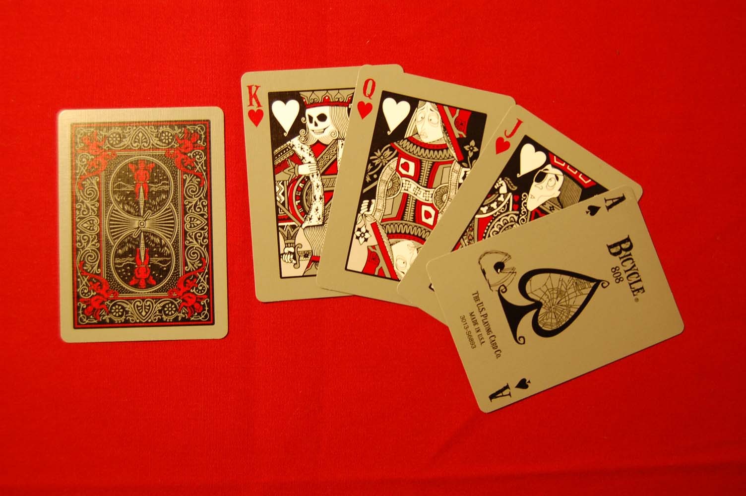  Bicycle Tragic Royalty Playing Cards,Black/Red : Toys