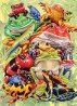 Frog Pile Family Puzzle