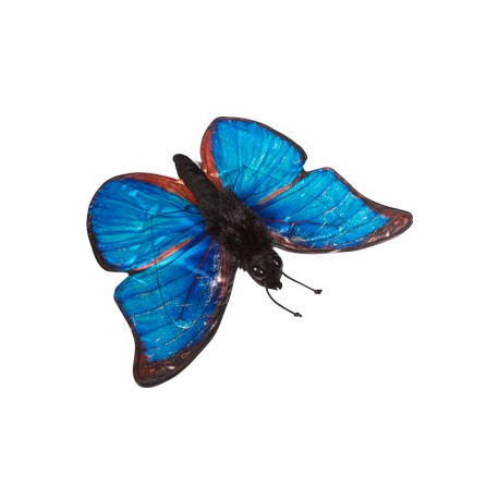 Blue Morpho Butterfly Puppet (Large)