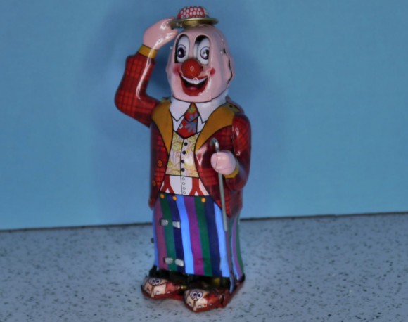 Dandy Clown Tin Toy